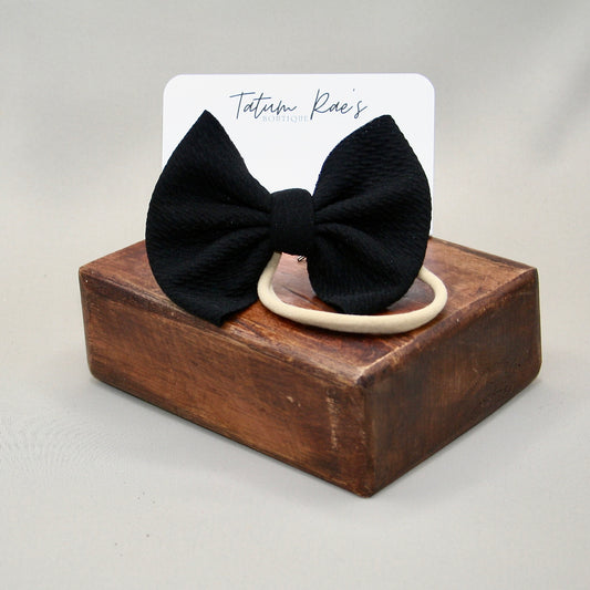 Black Nylon Bow