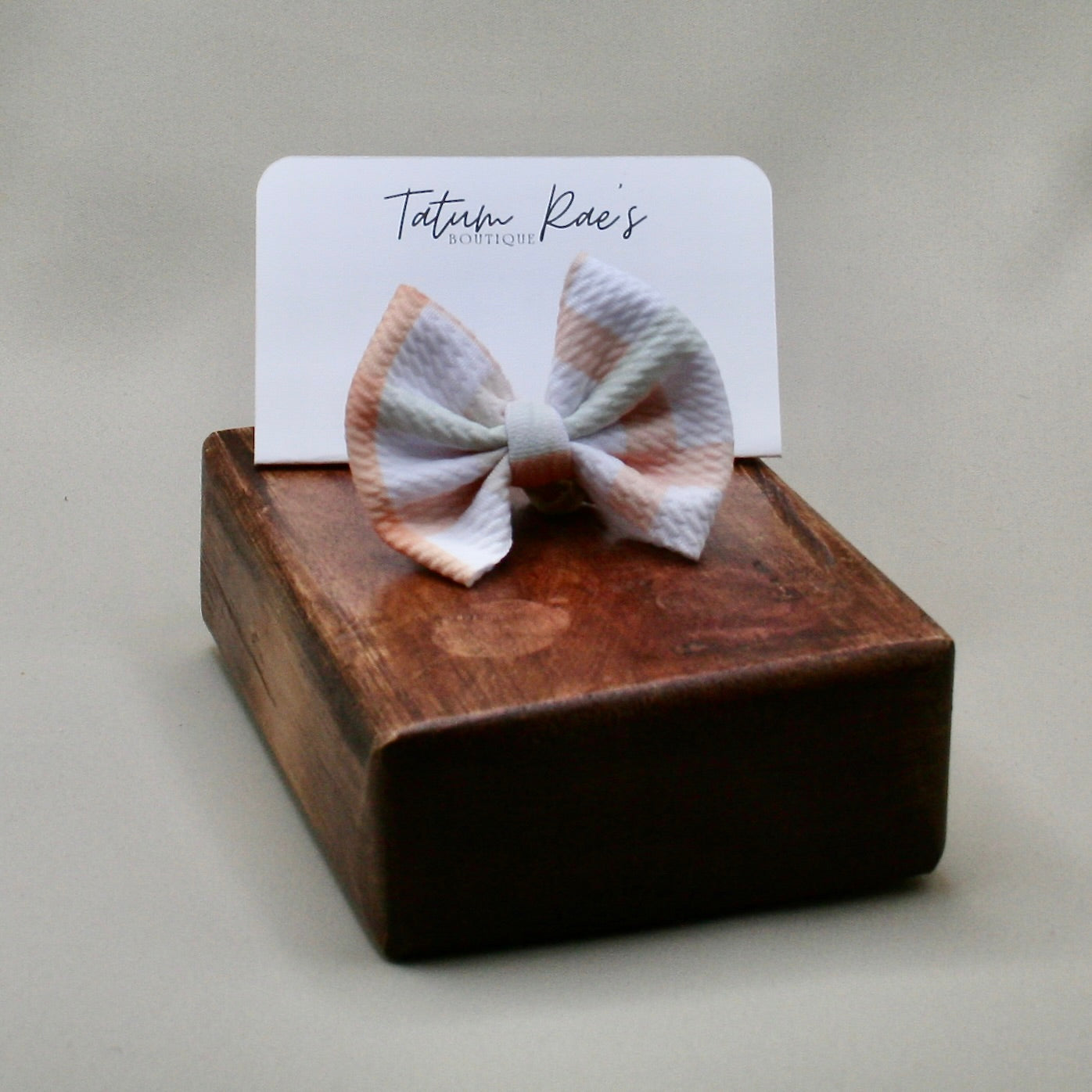 Pretty In Plaid Clip Bow