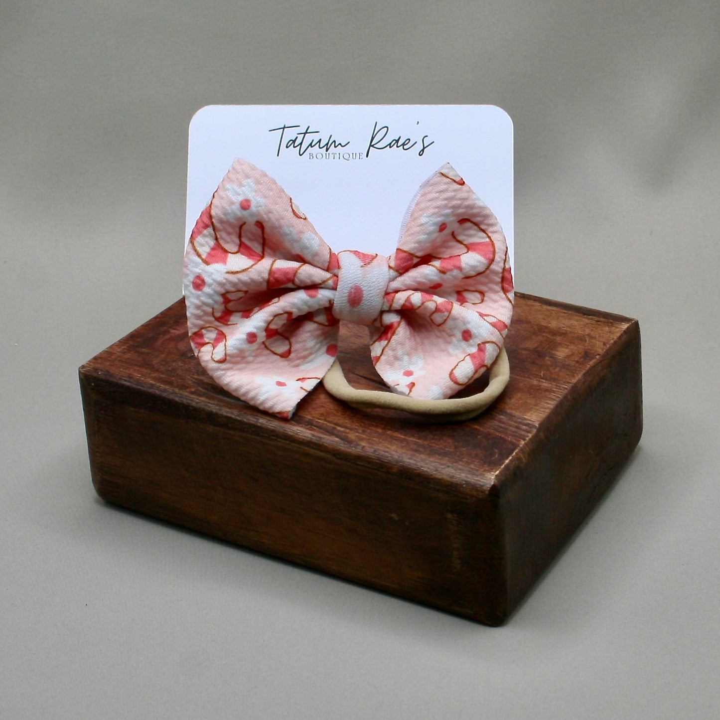 Candy Cane Bow