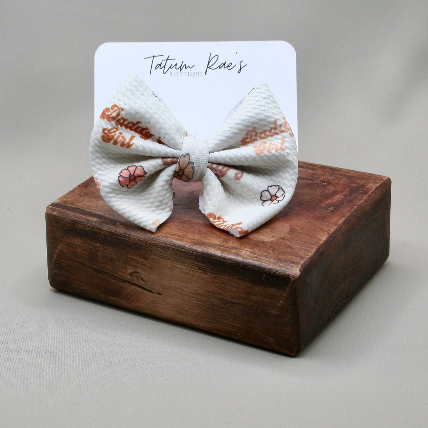 Daddy's Girl Clip Bow