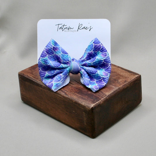 Mystical Mermaid Clip Bow