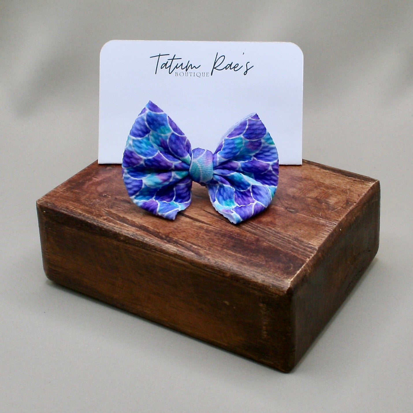 Mystical Mermaid Clip Bow