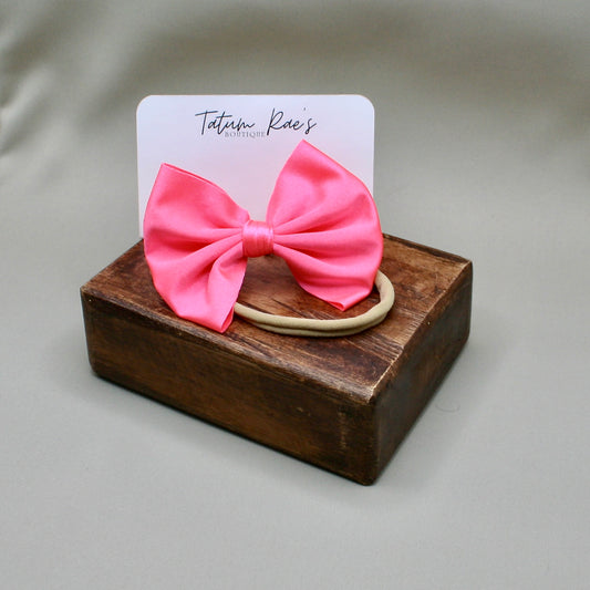 Splash-tastic Pink Swim Bow