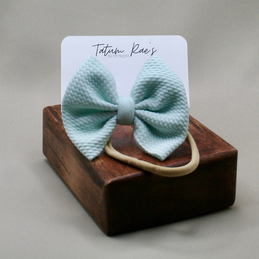 Light Blue Bow