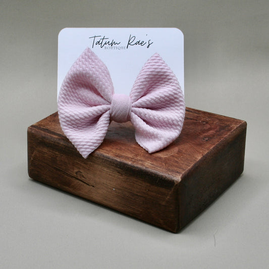 Light Pink Clip Bow