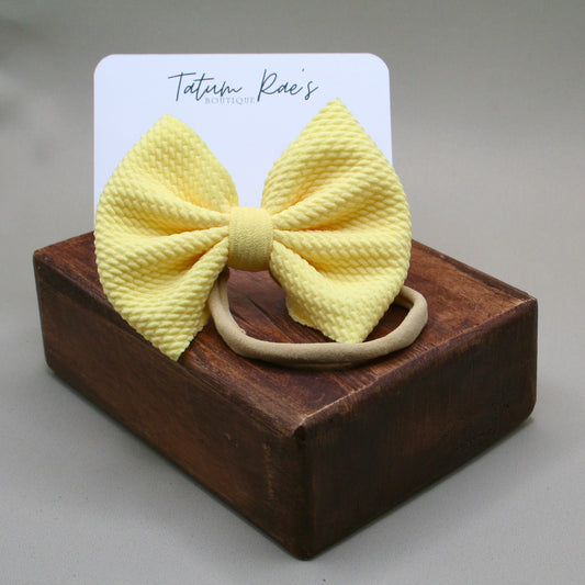 Light Yellow Bow